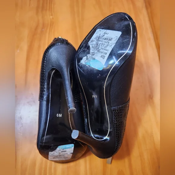 Charles Jourdan Leather Peep Toe Booties - Picture 11 of 11